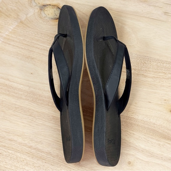 Sanuk Cosmic Shores Thong Flip Flop Sandals Black Womens 9 1156290 - Picture 5 of 10